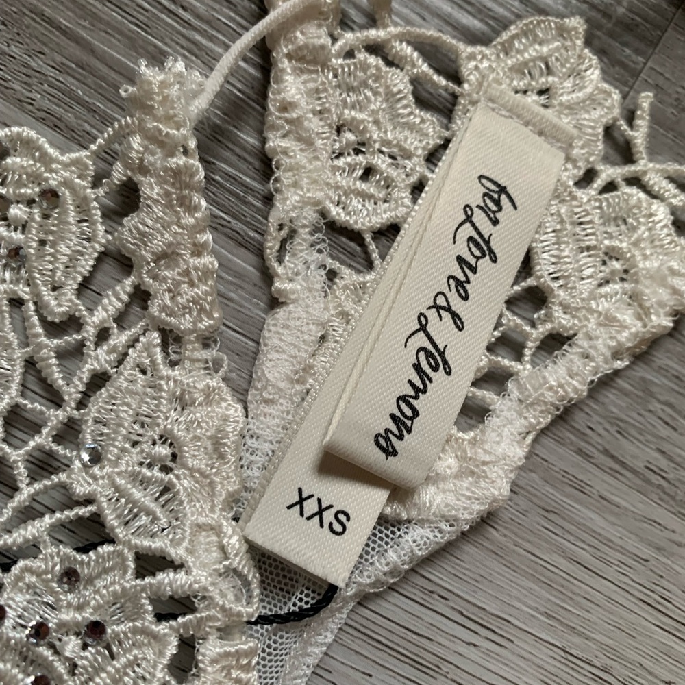 For Love And Lemons Bridal Lingerie Set NWT Size XXS - Picture 12 of 13